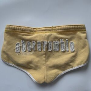 Vintage Y2k Abercrombie & Fitch Shorts Micro booty Sz Small Lounge 00's Low Rise
